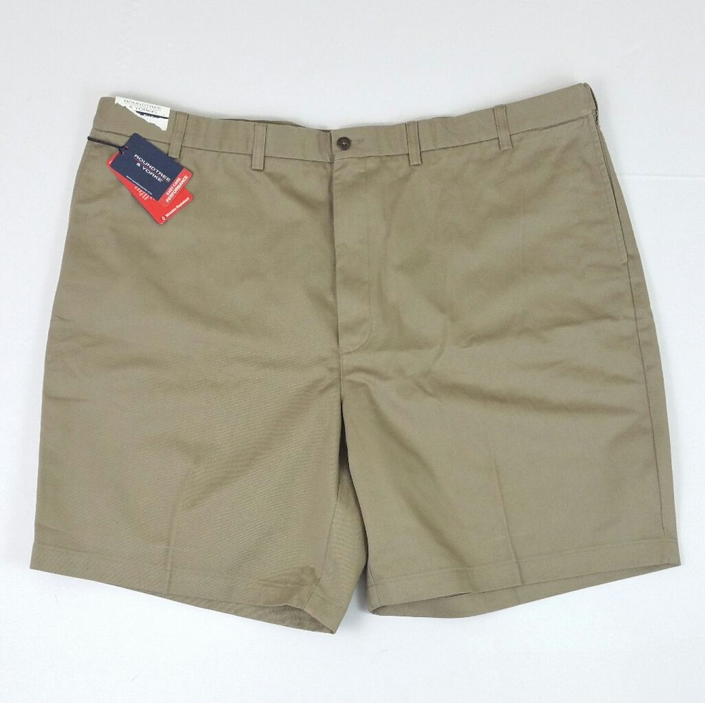 Roundtree & Yorke Khaki Shorts